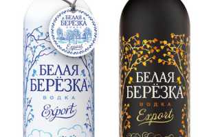 Обзор водки Белая берёзка: характеристики и особенности