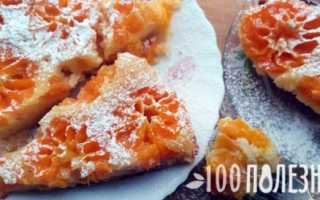 Пирог с мандаринами: простой, заливной, дольками, половинками, целыми