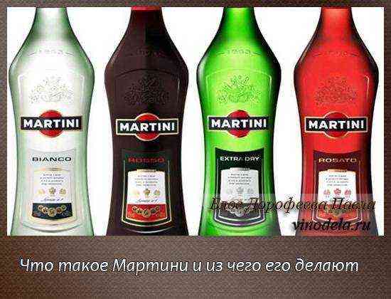 Из чего делают мартини виды и ингредиенты напитка