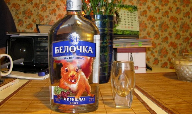 Обзор водки Белочка