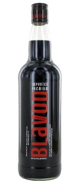 Обзор черной водки Blavod