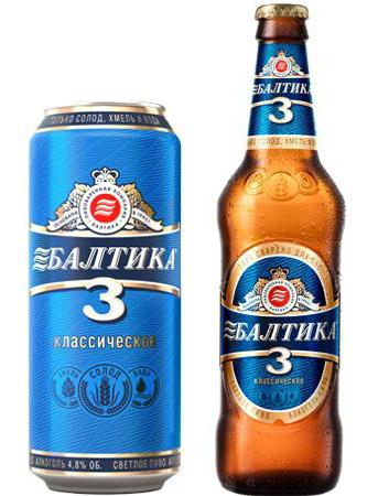 Обзор пива Балтика