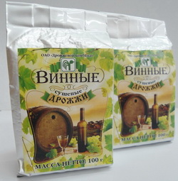 Инструкции использования винных дрожжей