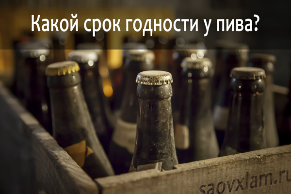 Какой срок годности у пива