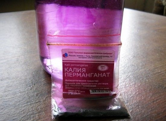 Как очистить самогон марганцем