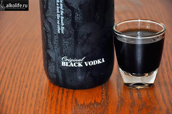 Обзор черной водки Blavod