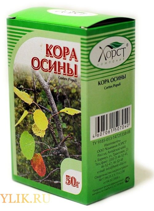 Кора осины